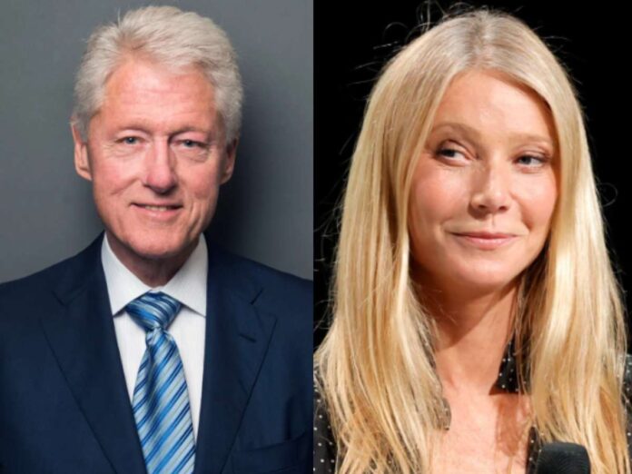 Bill Clinton and Gwyneth Paltrow