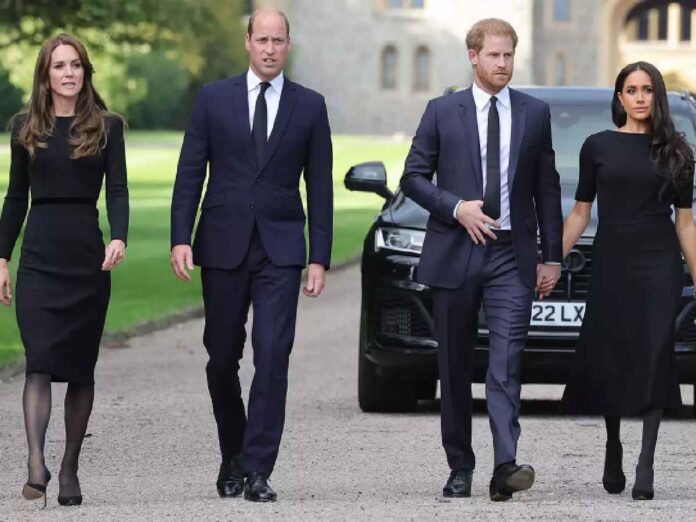 Members of the royal family (Credit: X)