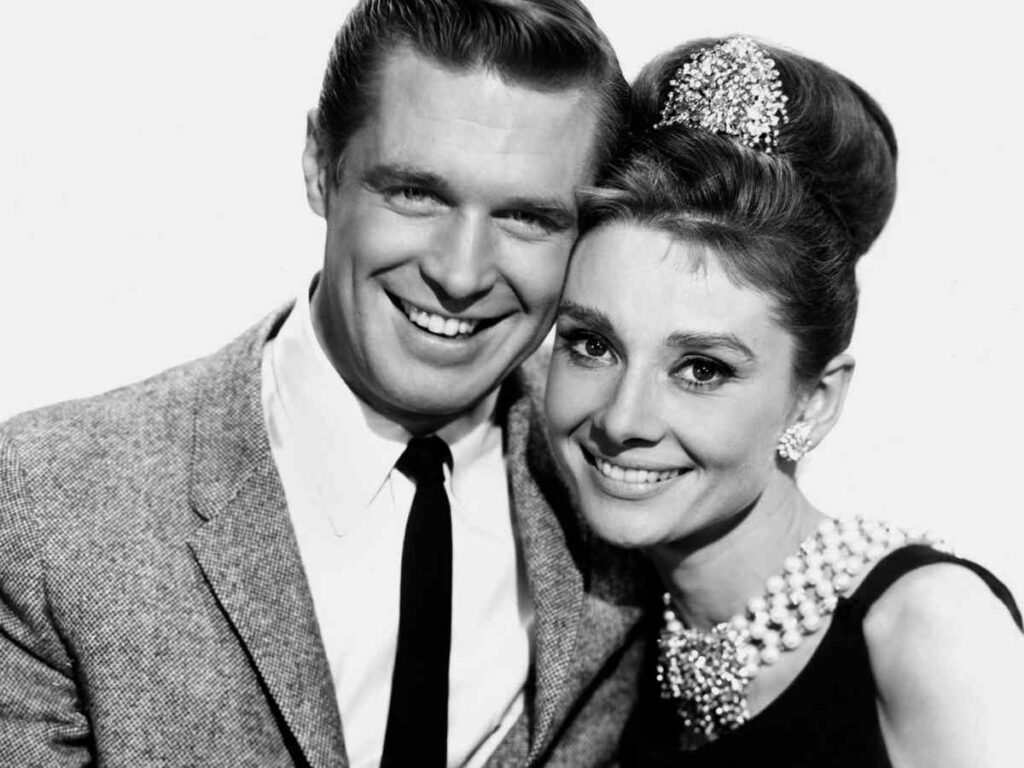 Audrey Hepburn and George Peppard for 'Breakfast at Tiffany's' (Image: IMBD)