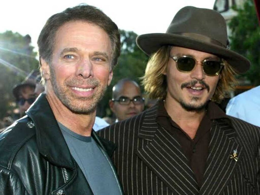 Jerrry Bruckheimer and Johnny Depp