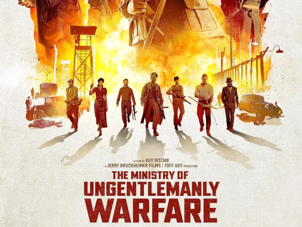 The poster for 'The Ministry of Ungentlemanly Warfare'