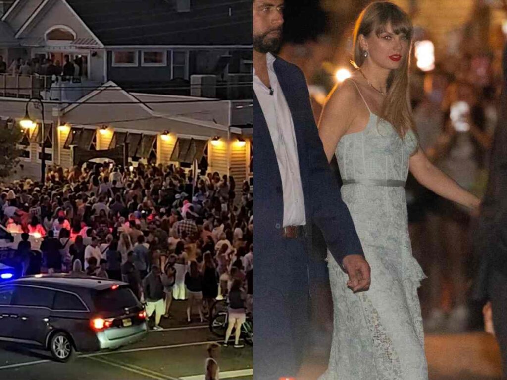 Taylor Swift at Jack Antonoff's wedding in New Jersey