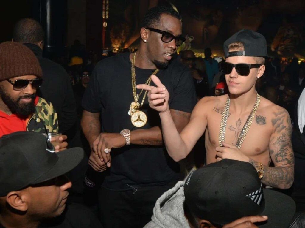 Justin Bieber with Diddy