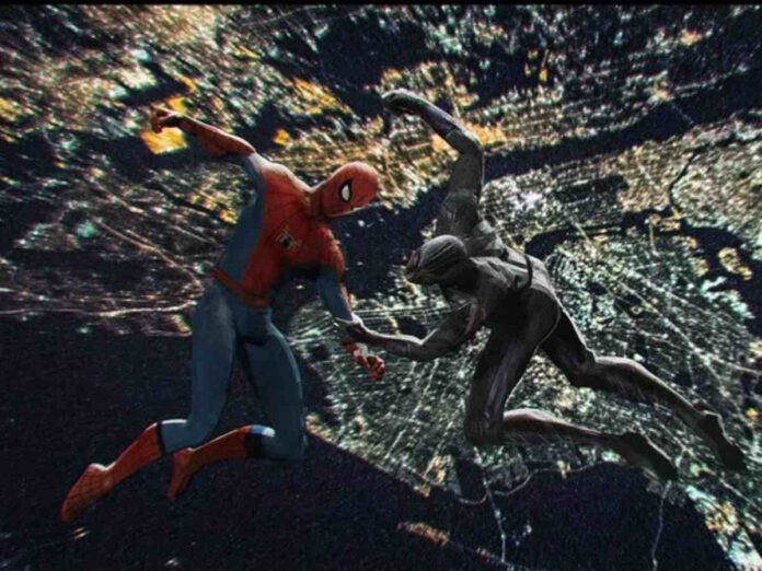 Spider-Man fighting Ezekiel Sims