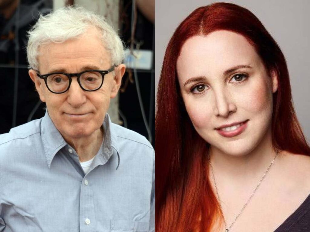 Director Woody Allen and his stepdaughter Dylan Farrow