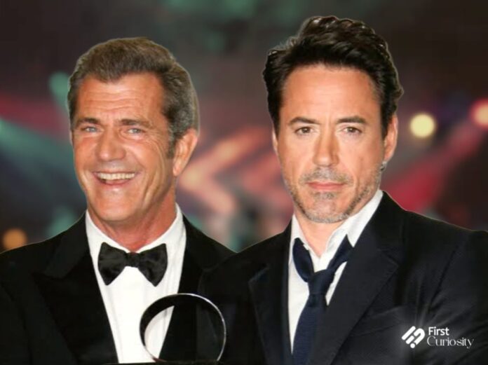 Robert Downey Jr and Mel Gibson