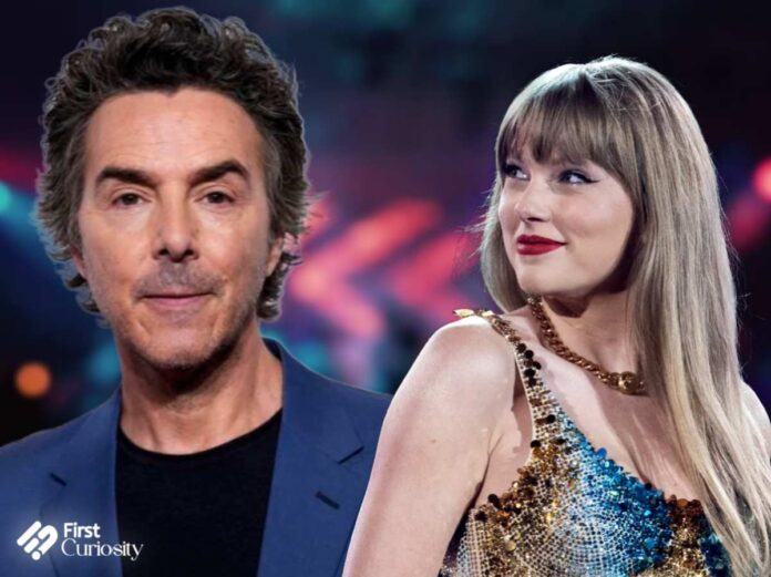 Director Shawn Levy and Taylor Swift