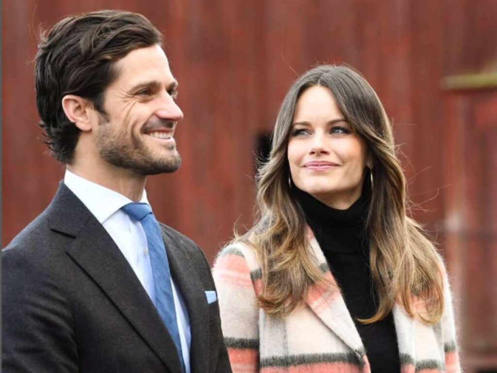 Prince Carl Philip and his wife (Credit: Instagram)