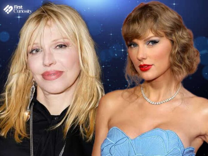 Courtney Love and Taylor Swift
