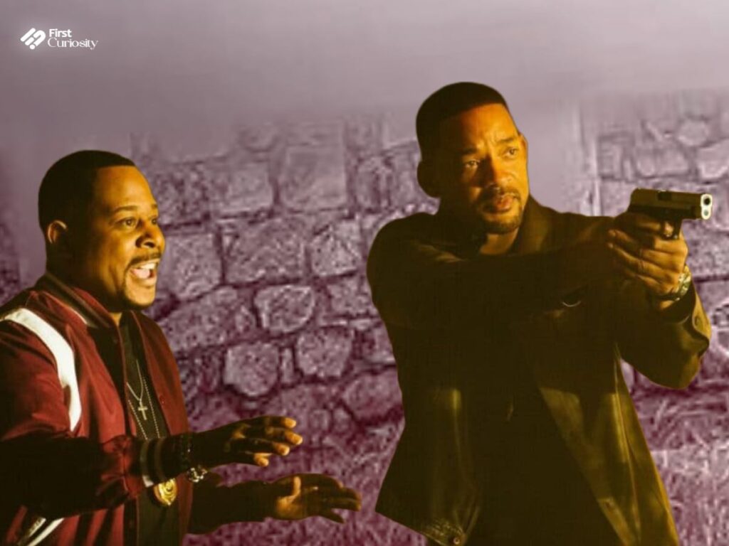 Martin Lawrence (Left) and Will Smith (Right) in Bad Boys 