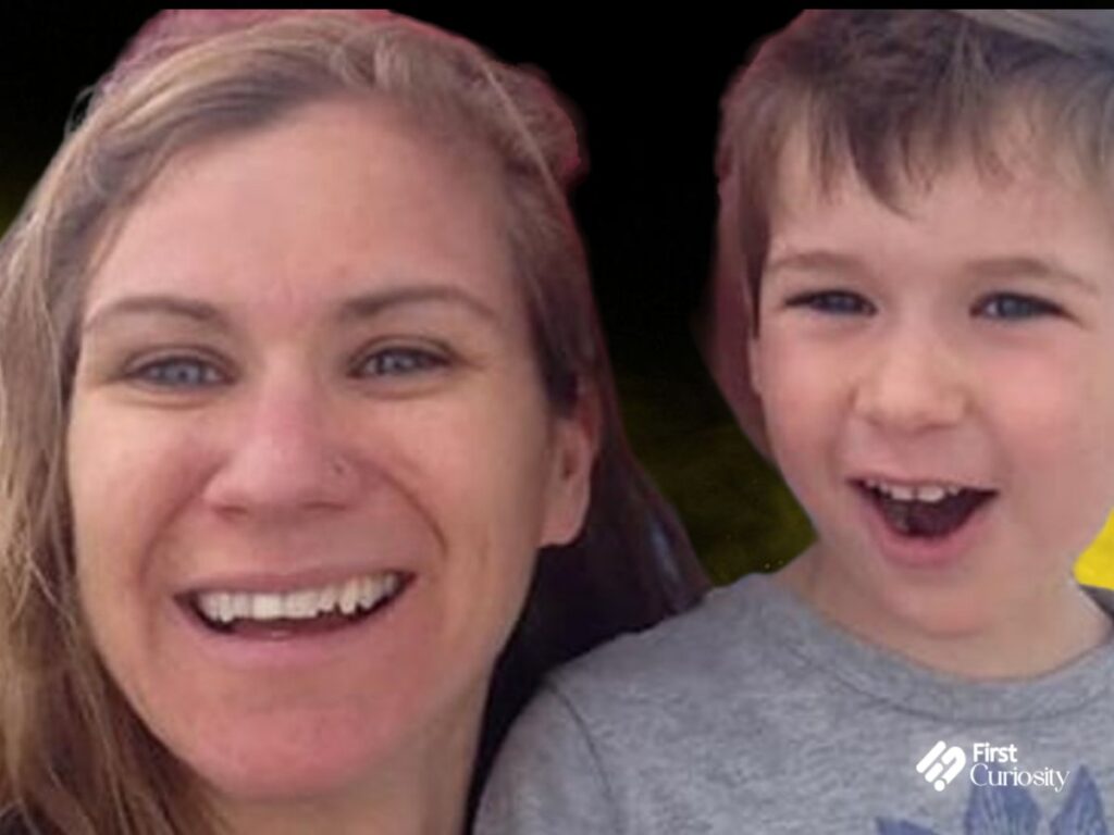 Picture of Maeve Kennedy Townsend McKean and her son Gideon