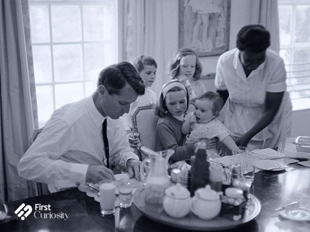 Picture of Robert F. Kennedy with family