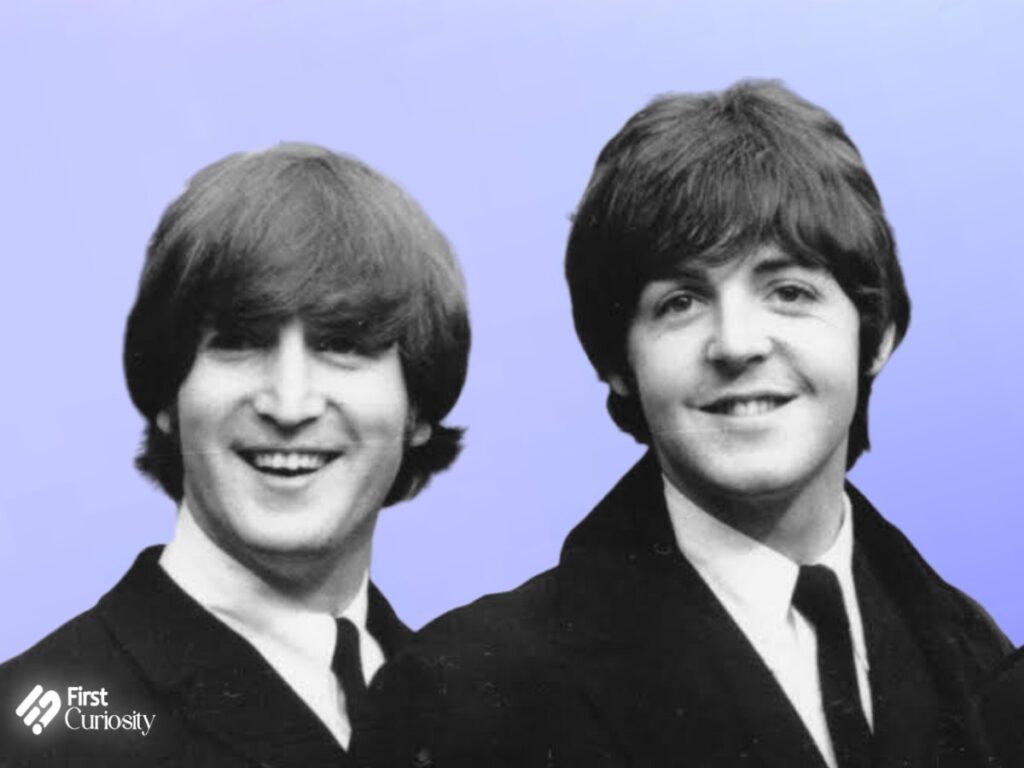 John Lennon (Left) and Paul McCartney (Right)