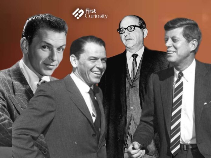 Frank Sinatra, J.F. Kennedy and mobster Sam Giancana