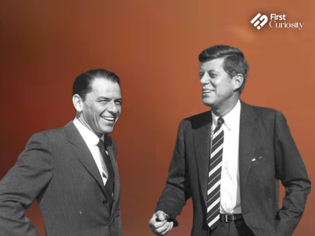 Frank Sinatra and J.F. Kennedy