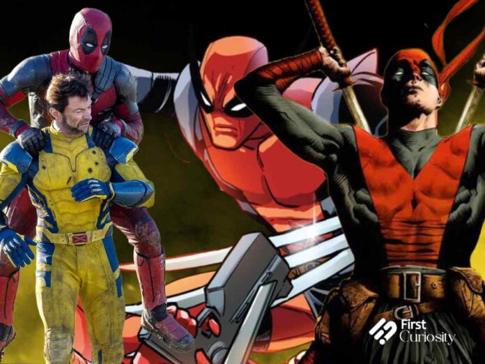 (Left to Right) Deadpool and Wolverine, Wolverinepool, Deadpool Pulp
