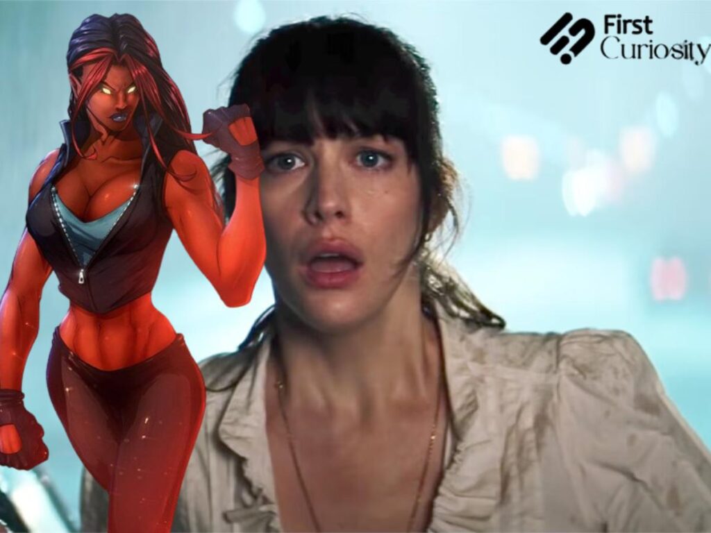 Liv Tyler as Betty Ross and Red She Hulk