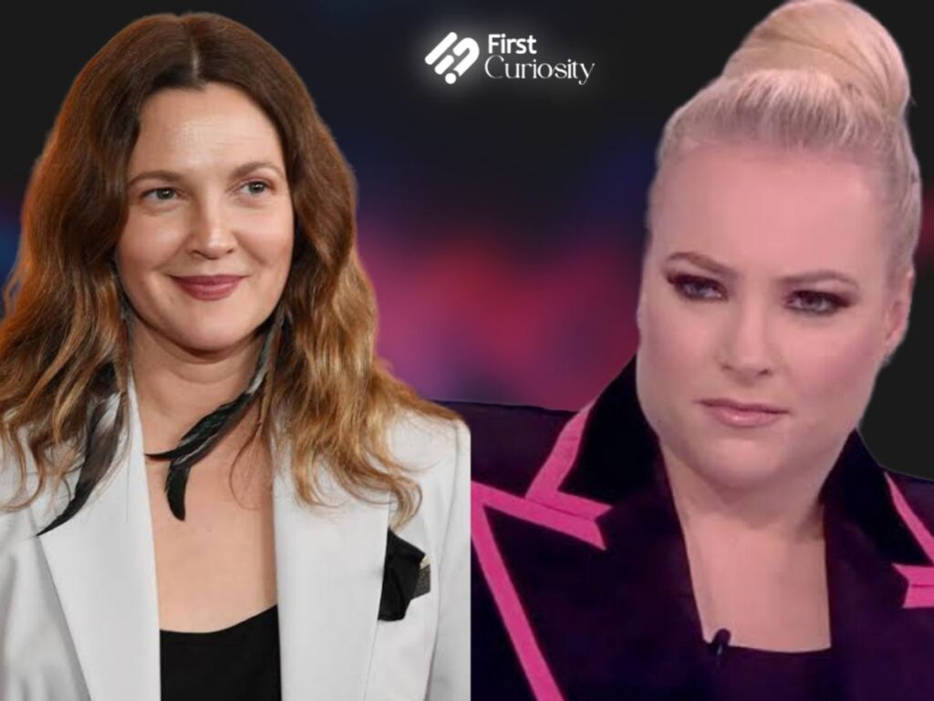 Drew Barrymore (Left) and Meghan McCain (Right)
