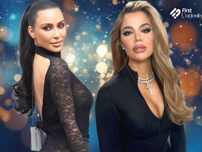 Khloe and Kim Kardashian