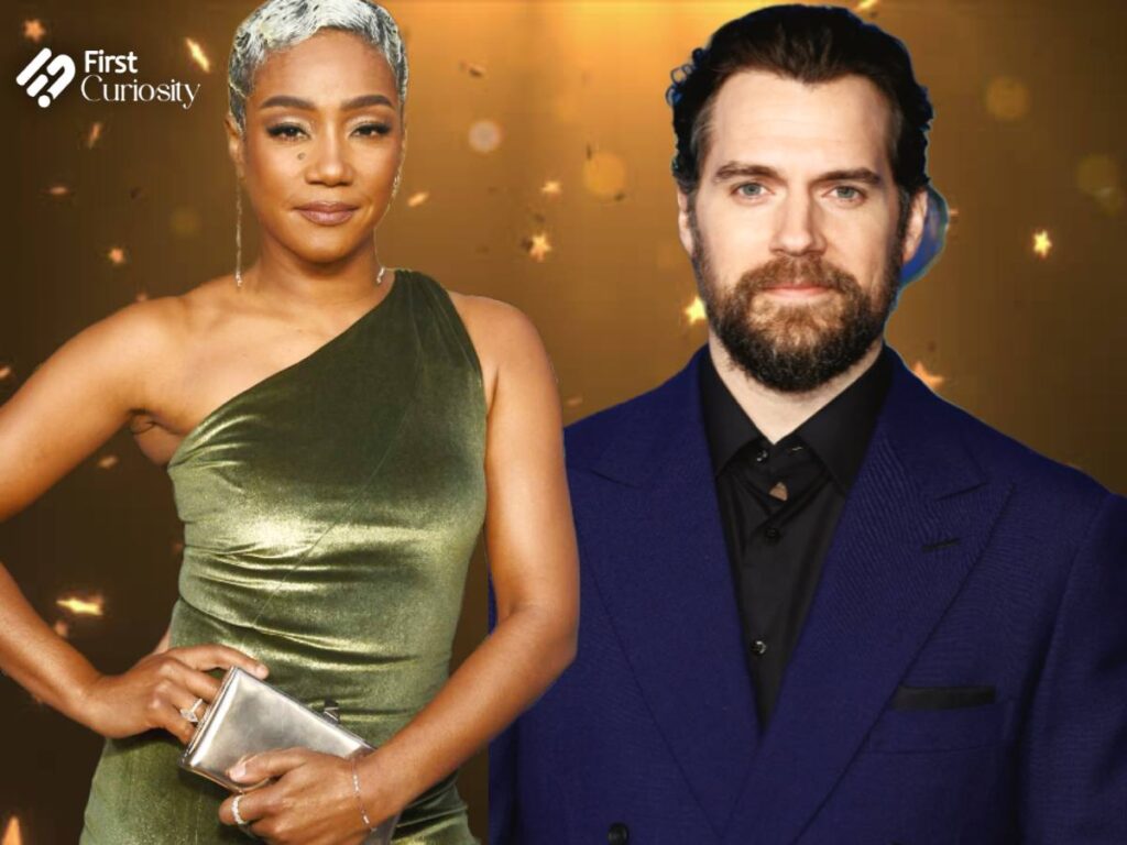 Tiffany Haddish and Henry Cavill