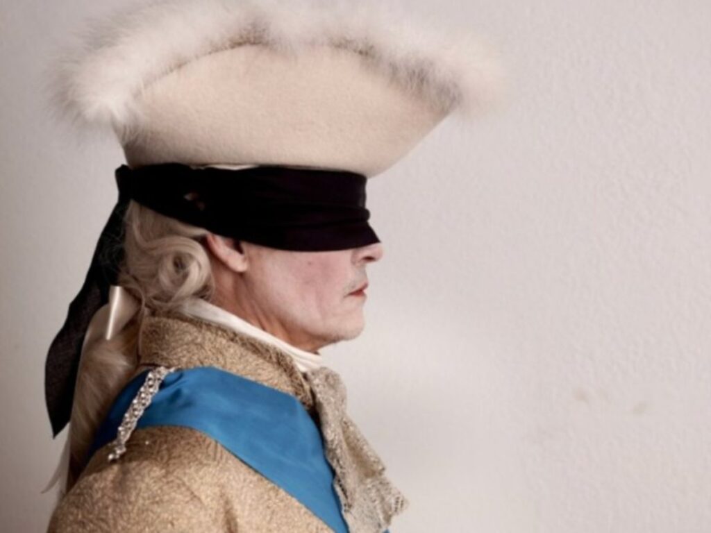 Johnny Depp as King Louis XV in 'Jeanne du Barry'