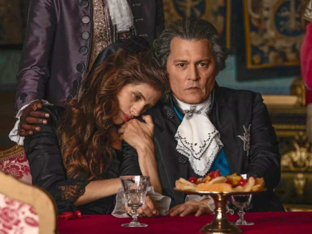 Maïwenn and Johnny Depp in 'Jeanne du Barry'