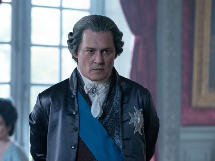 Johnny Depp as King Louis XV in 'Jeanne du Barry'