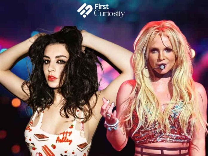 Britney Spears and Charli XCX (Image via First Curiosity)