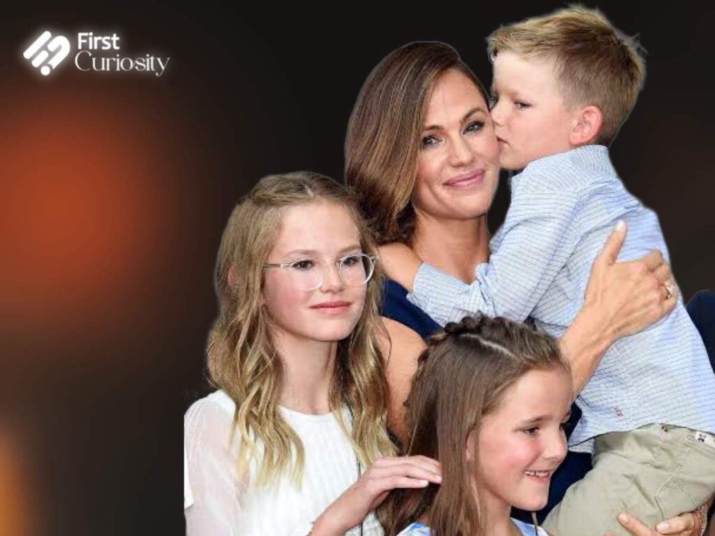 Jennifer Garner with her kids