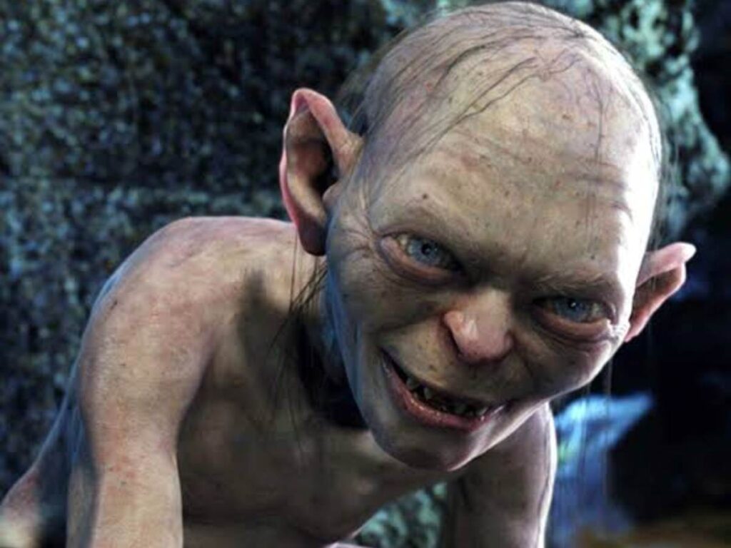 Gollum in 'The Lord Of The Rings'