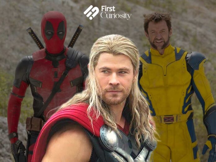 Chris Hemsworth as Thor, Deadpool and Wolverine