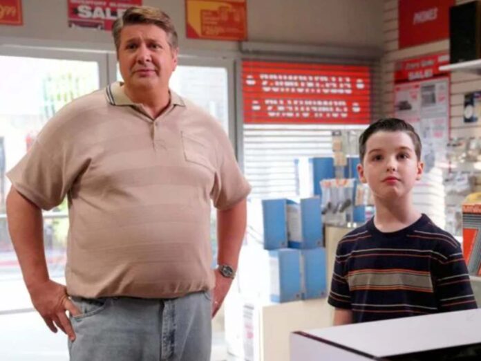 Lance Barber and Iain Armitage in 'Young Sheldon'