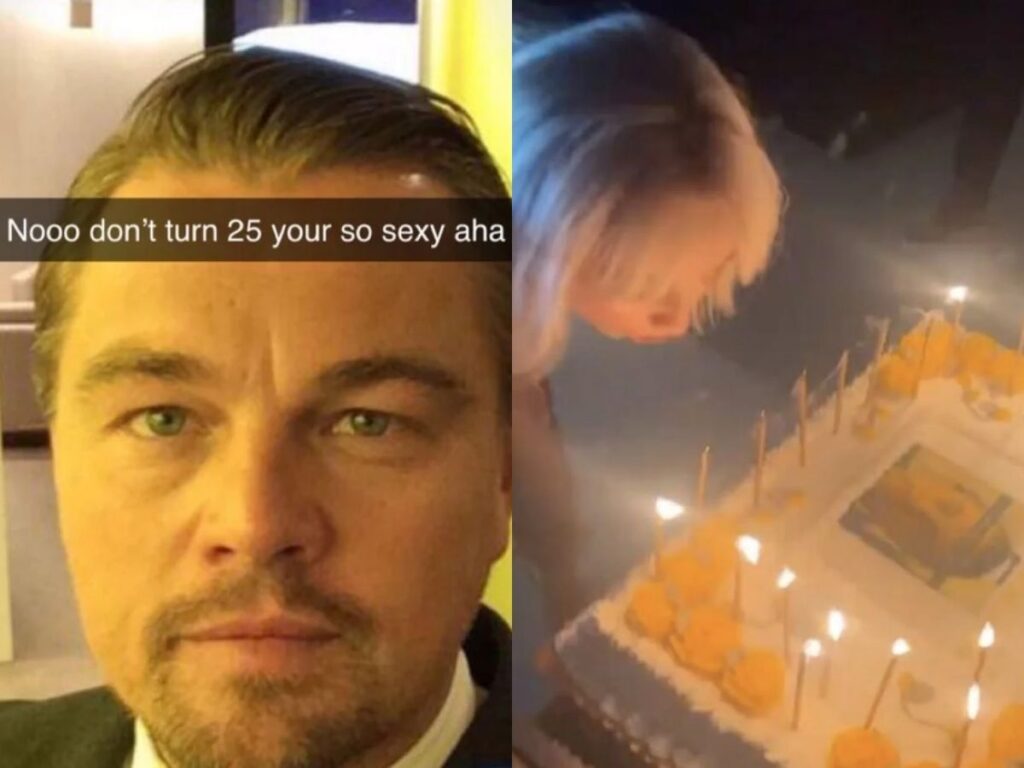 Sabrina Carpenter uses Leonardo DiCaprio meme for her birthday cake