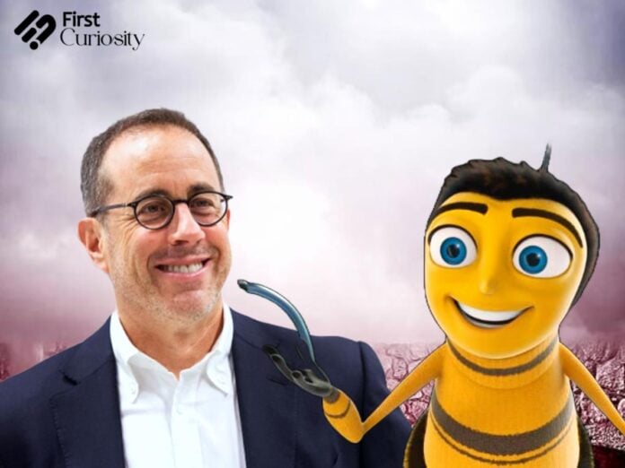 Jerry Seinfeld and Bee from 'Bee movie'