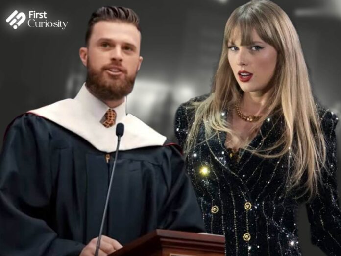 Harrison Butker encourages women to be ‘homemakers’ in a speech mentioning Taylor Swift