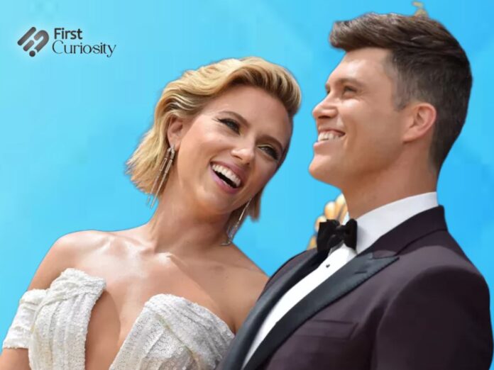 Scarlett Johansson and Colin Jost