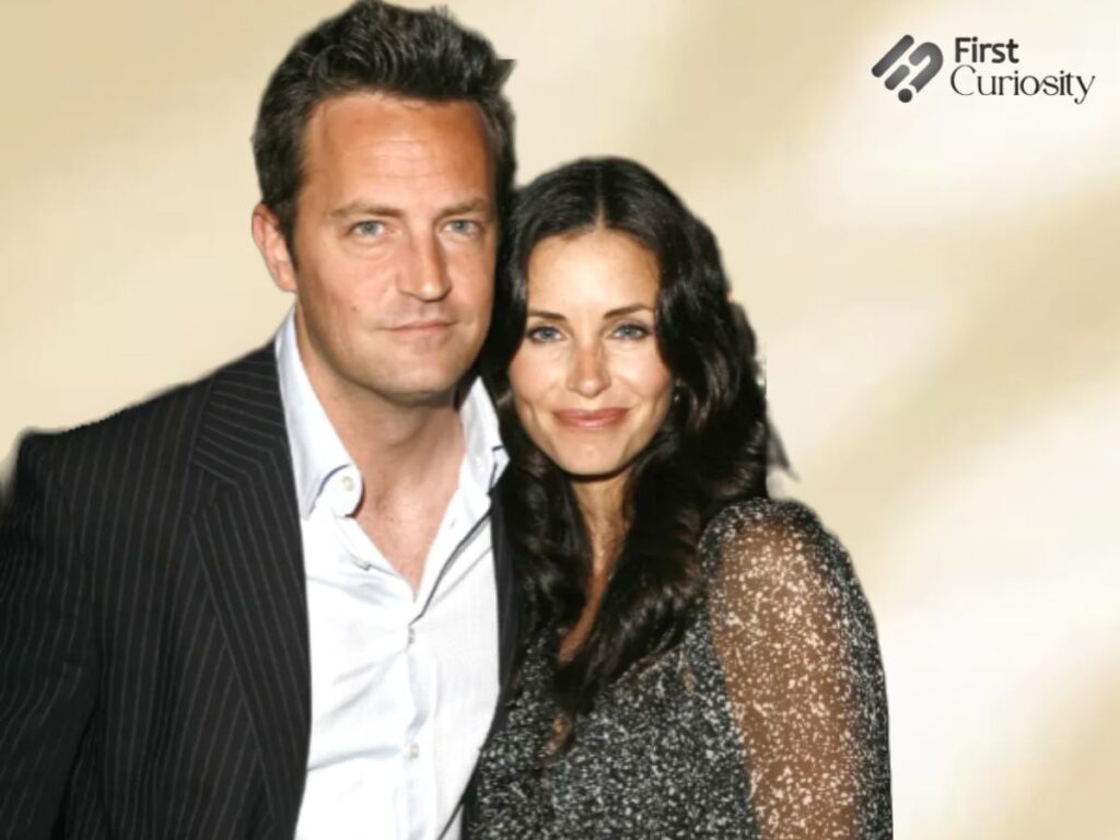 Matthew Perry and Courtney Cox 