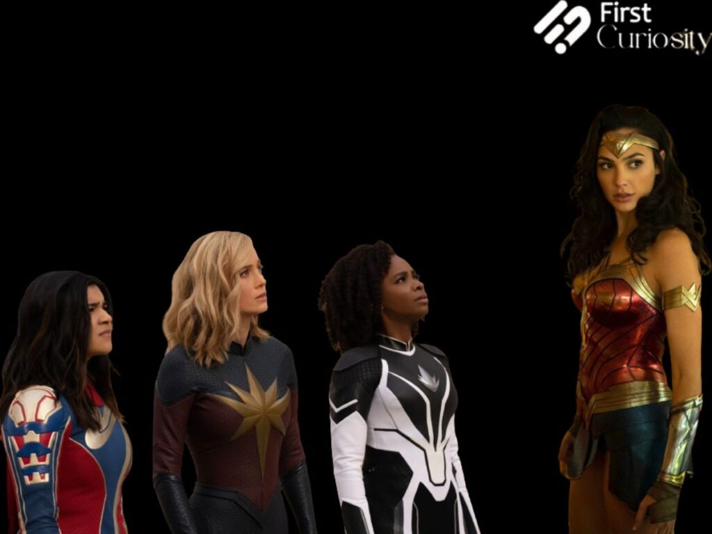 Ms Marvel, Captain Marvel, Spectrum And Wonder Woman