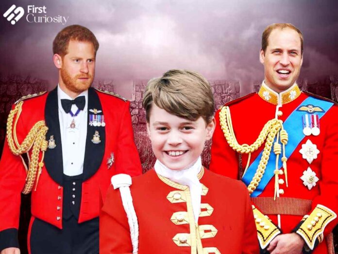 Prince Harry, Prince George and Prince William