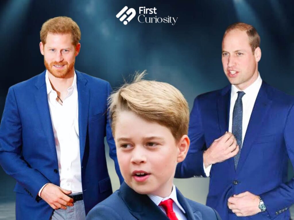 Prince Harry, Prince George and Prince William
