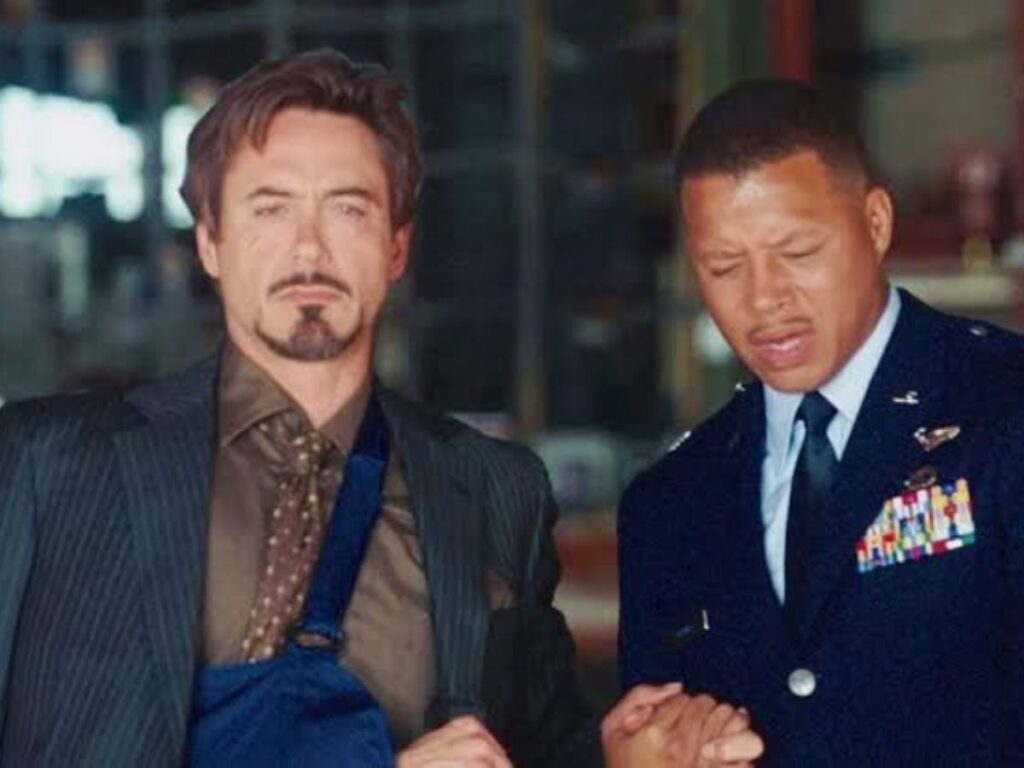 Terrence Howard and Robert Downey Jr