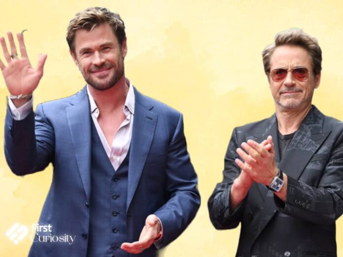 Chris Hemsworth and Robert Downey Jr
