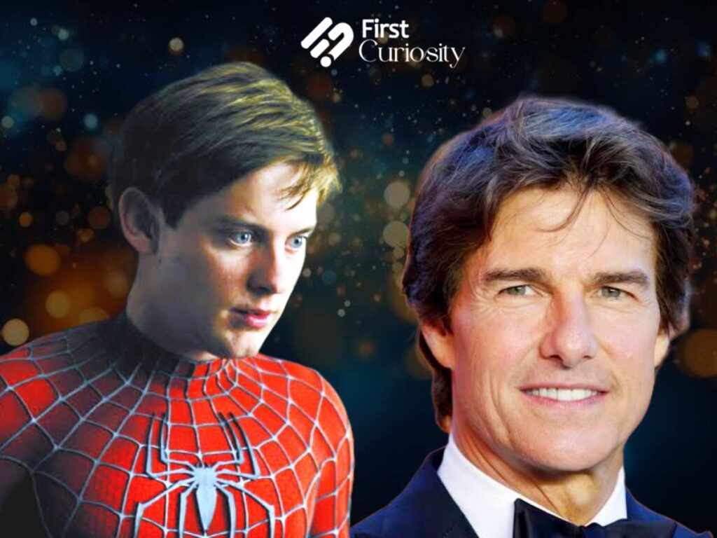 Tobey Maguire's Spider-Man and Tom Cruise 