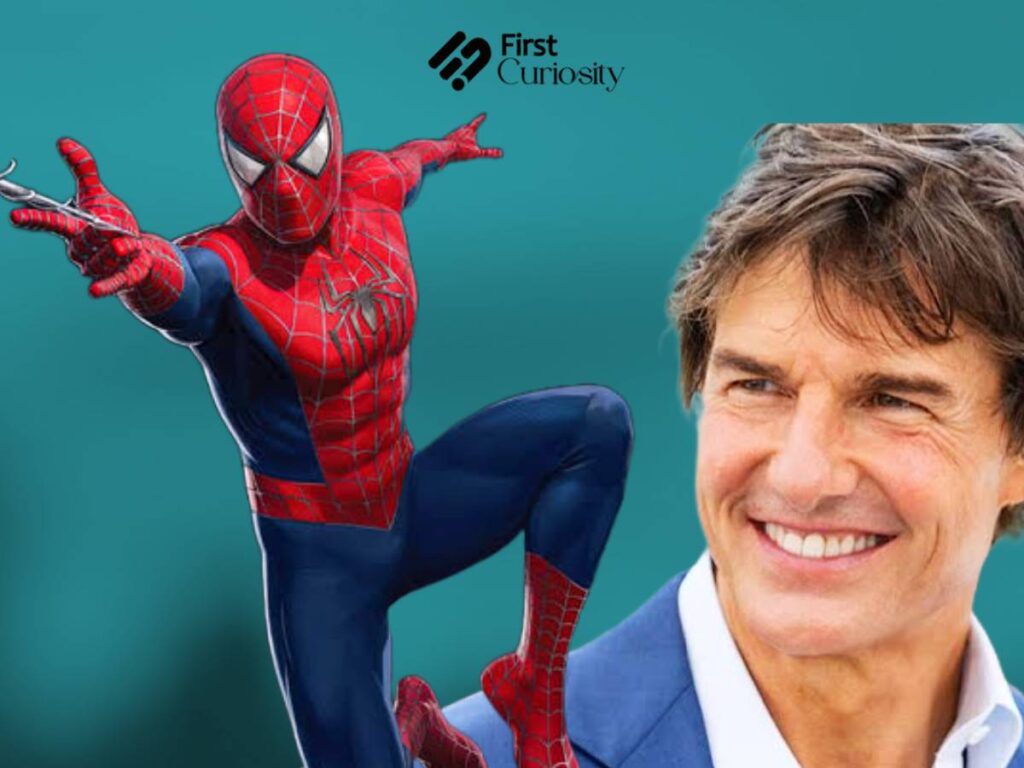 Spider-Man and Tom Cruise 
