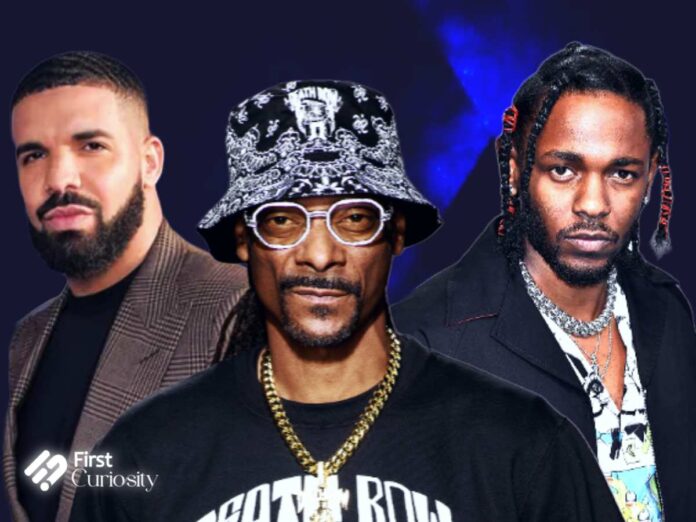 Drake, Snoop Dogg and Kendrick Lamar