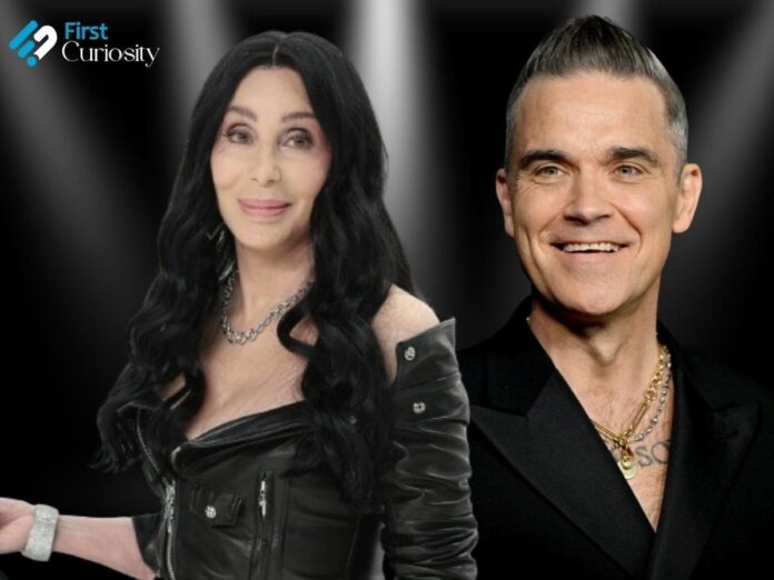 Cher and Robbie Williams