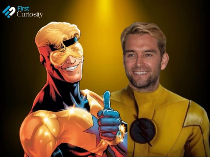 Booster Gold and Antony Starr