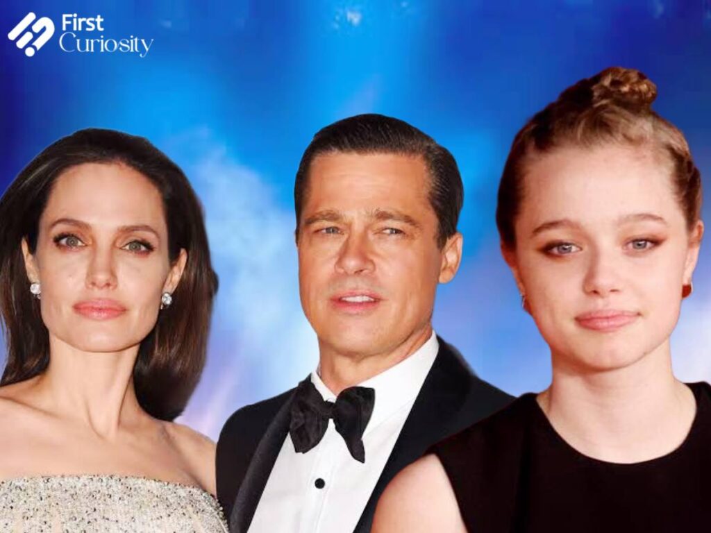 Angelina Jolie, Brad Pitt and Shiloh Jolie