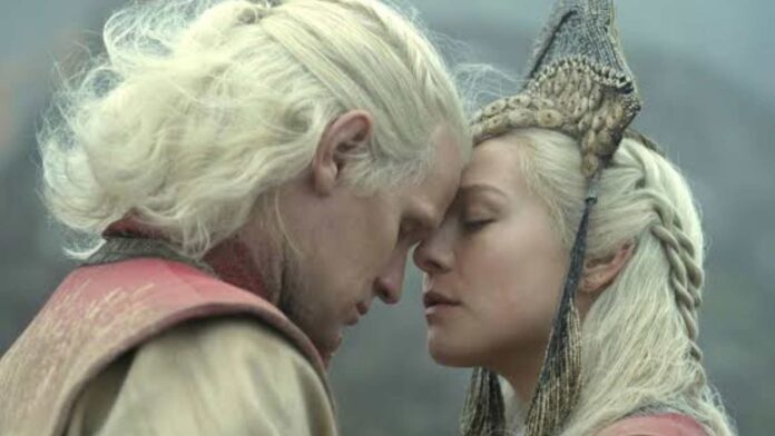Rhaenyra and Daemon Targaryan in 'House Of The Dragon'