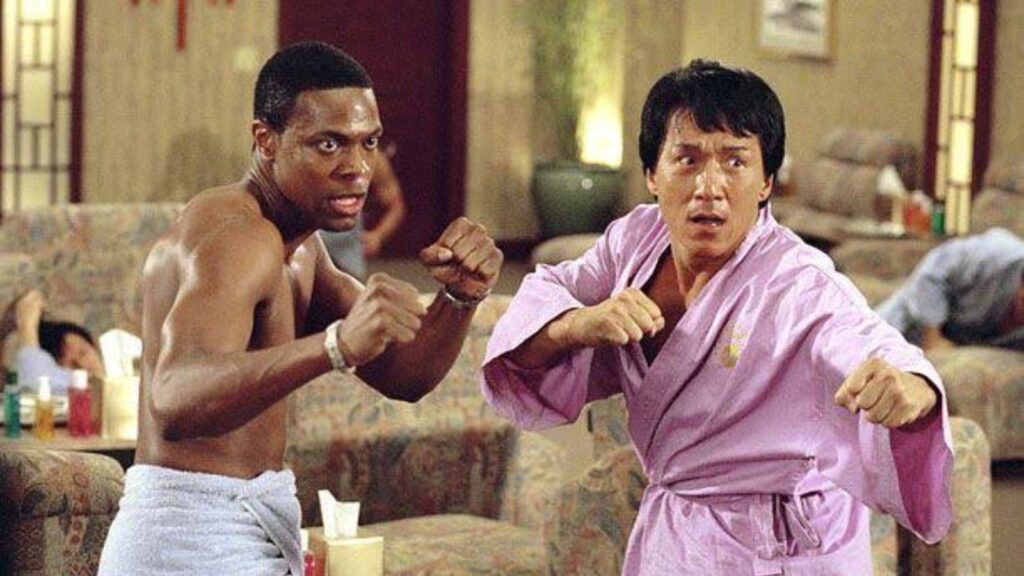 Chris Tucker and Jackie Chan in 'Rush Hour'